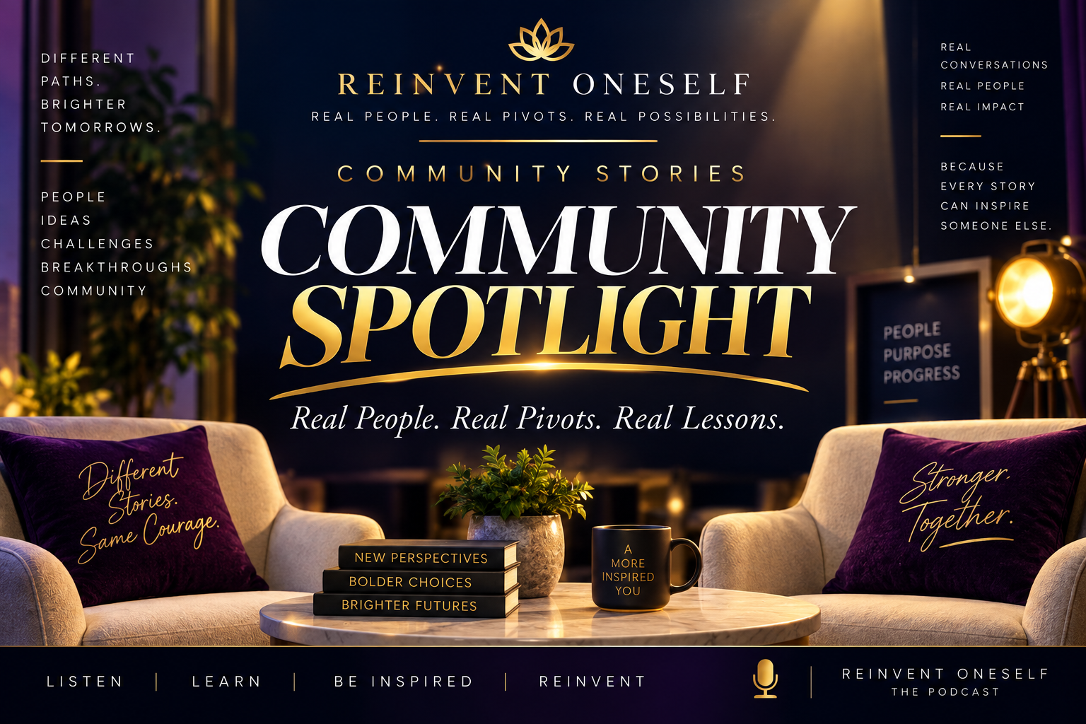COMMUNITY SPOTLIGHT segment artwork