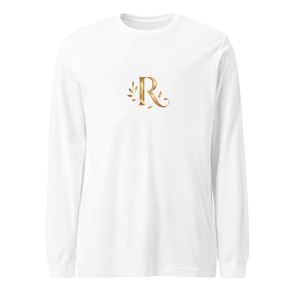 Real Men Long Sleeve — White